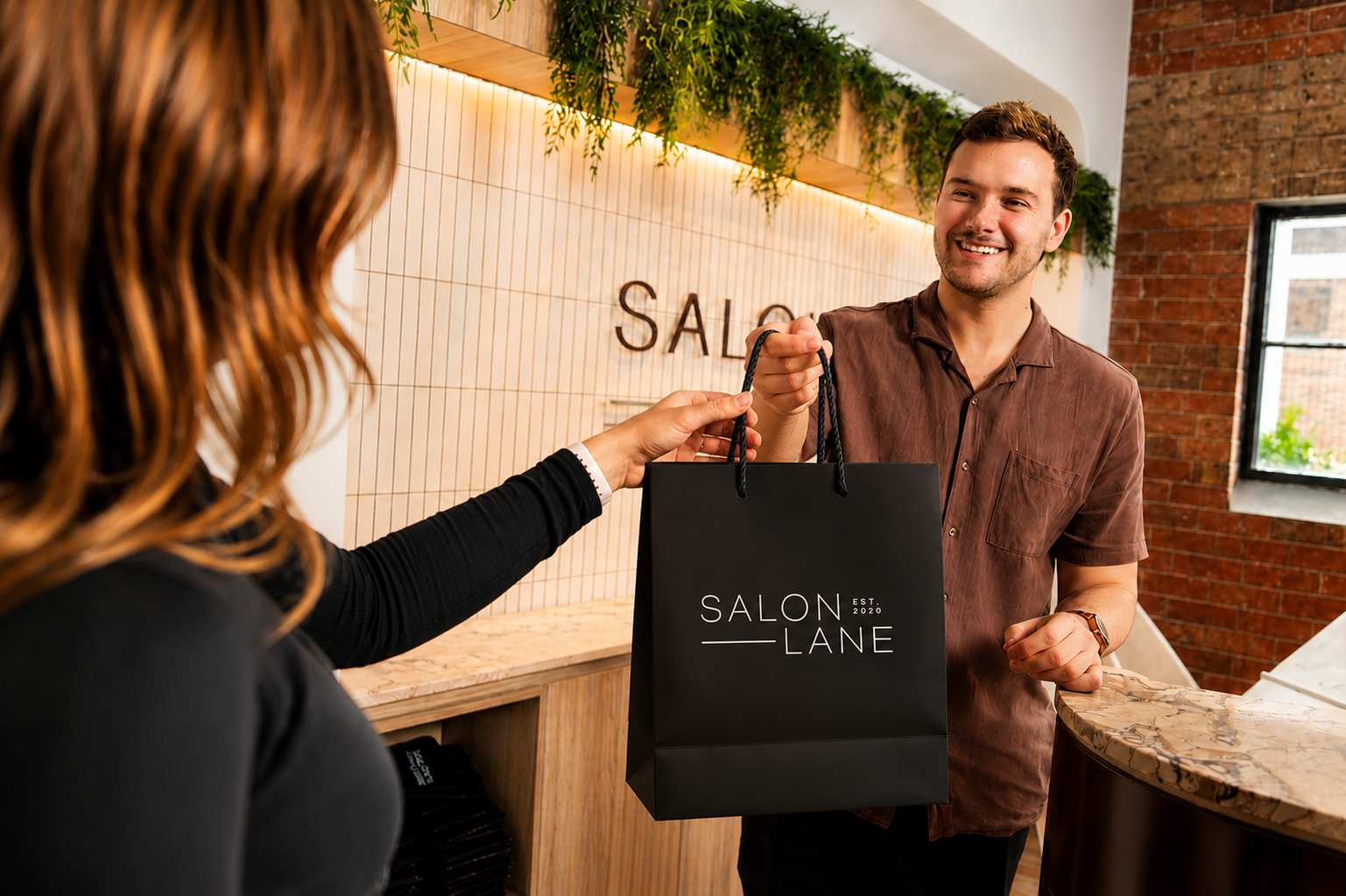 Salon Lane retail commission visual